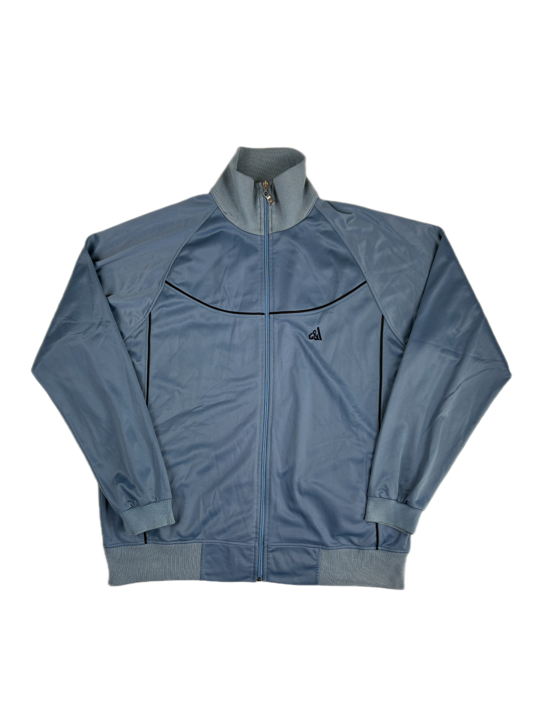 (XL) Vintage Trainingsjacke in Hellblau