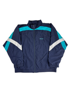 (XL) Vintage Adidas Trainingsjacke in marineblau