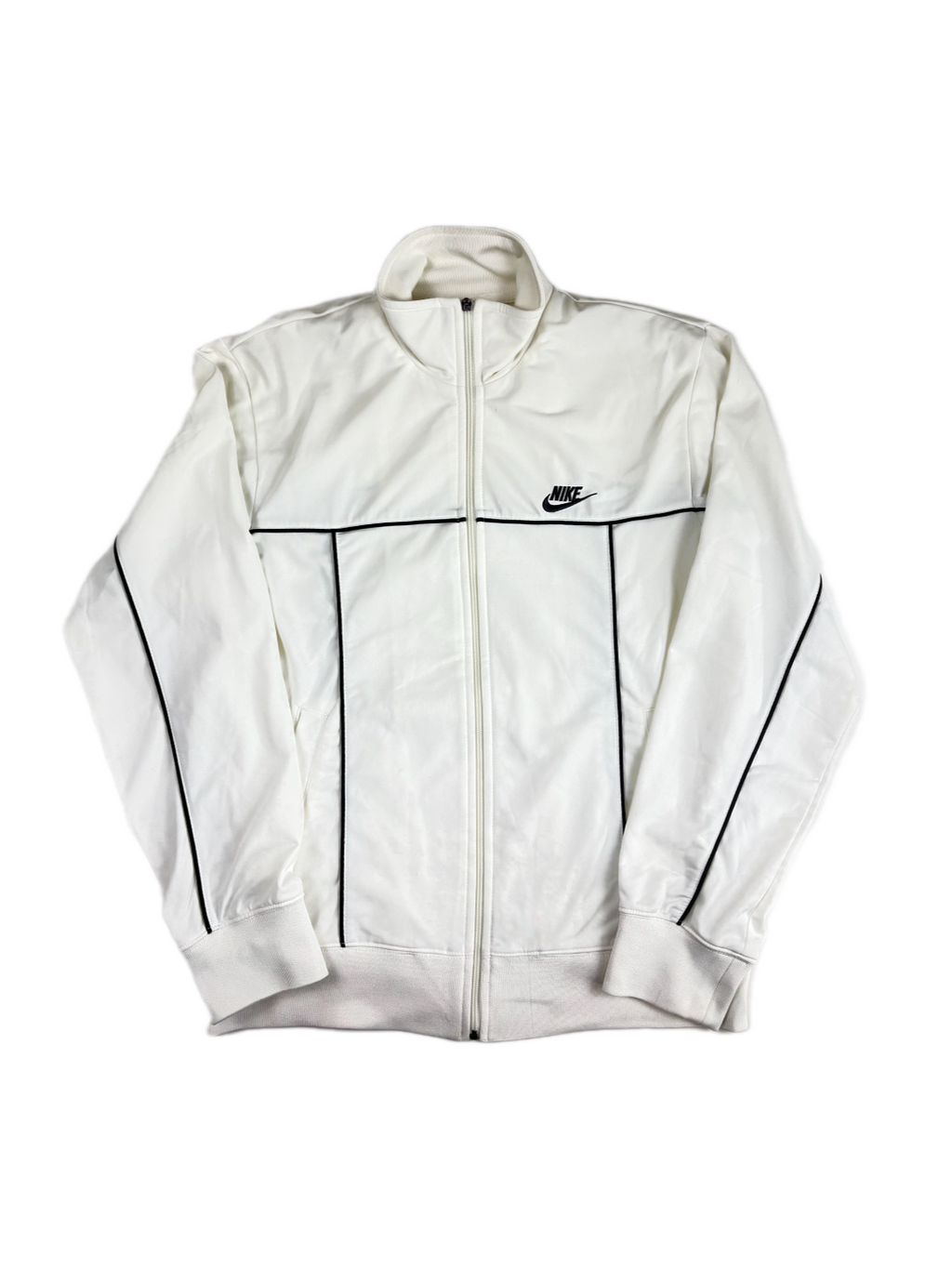 (M) Vintage Nike Trainingsjacke in weiß