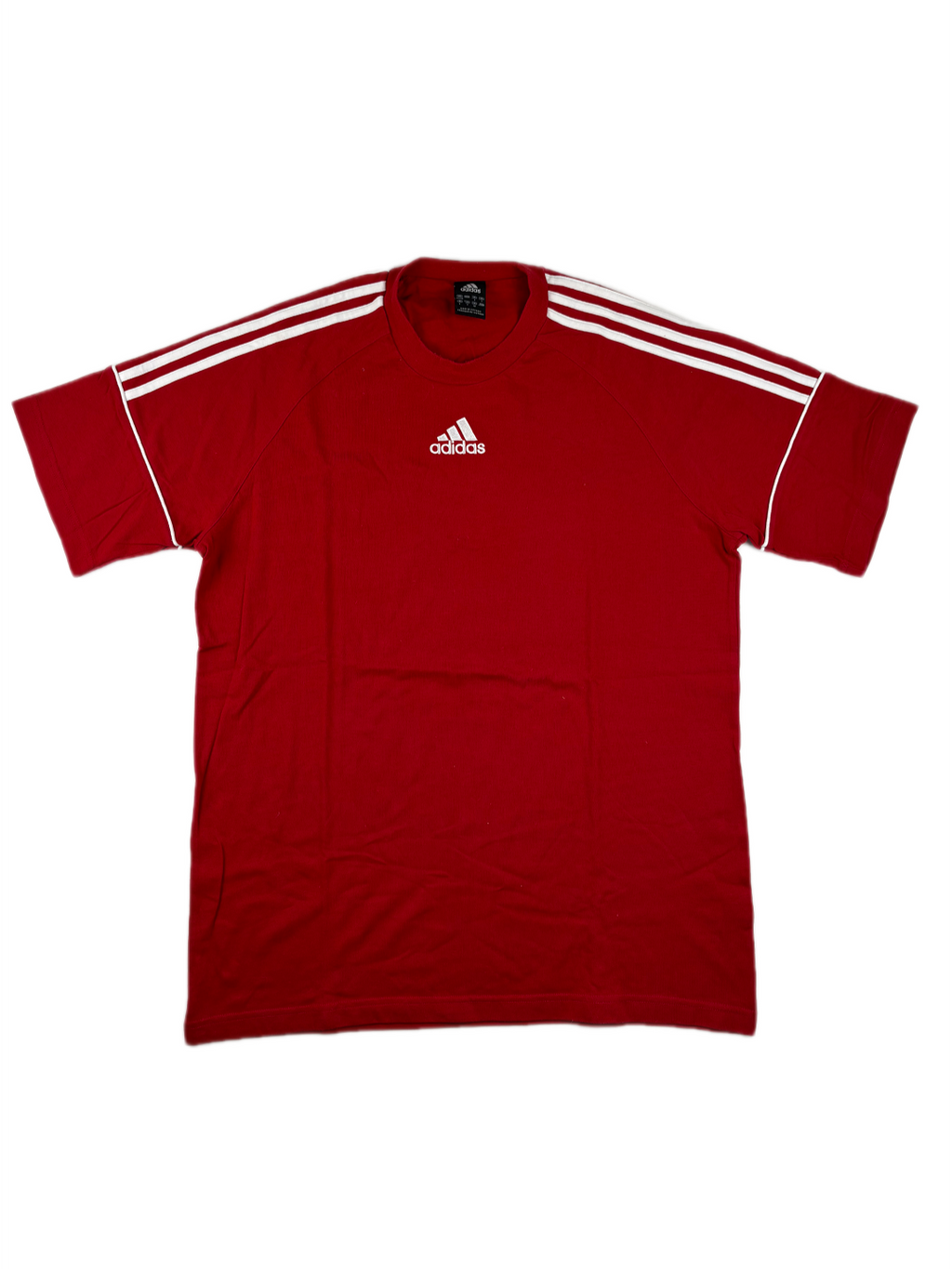 (XL) Vintage Adidas T-Shirt in rot