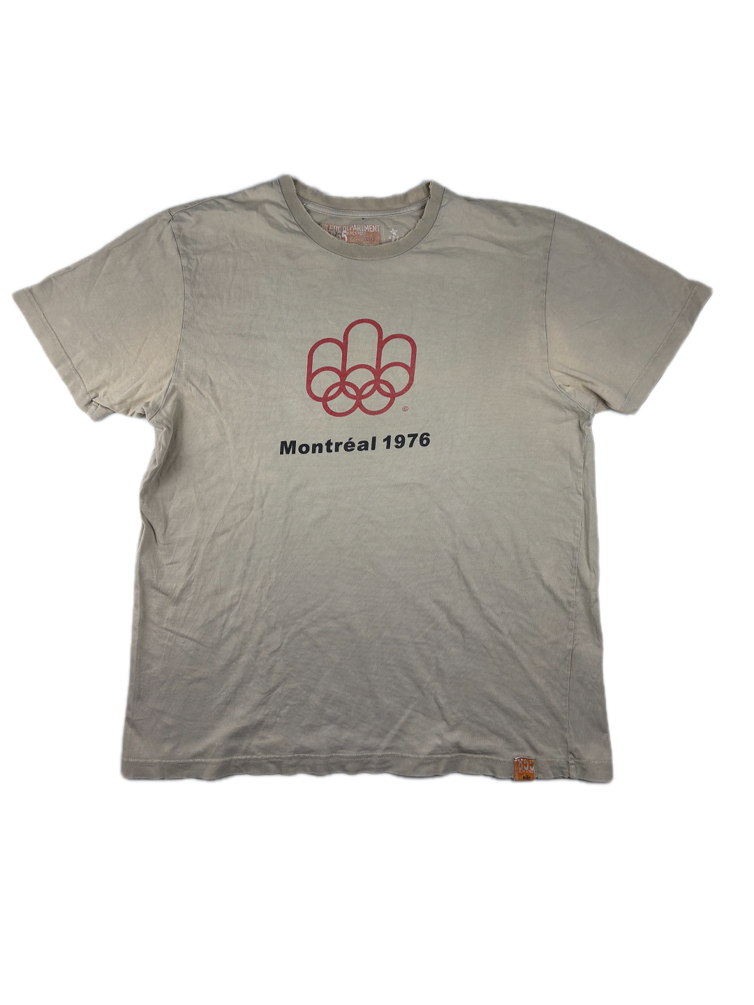 (L) Vintage Nike T-Shirt "Olympia Montreal" in beige