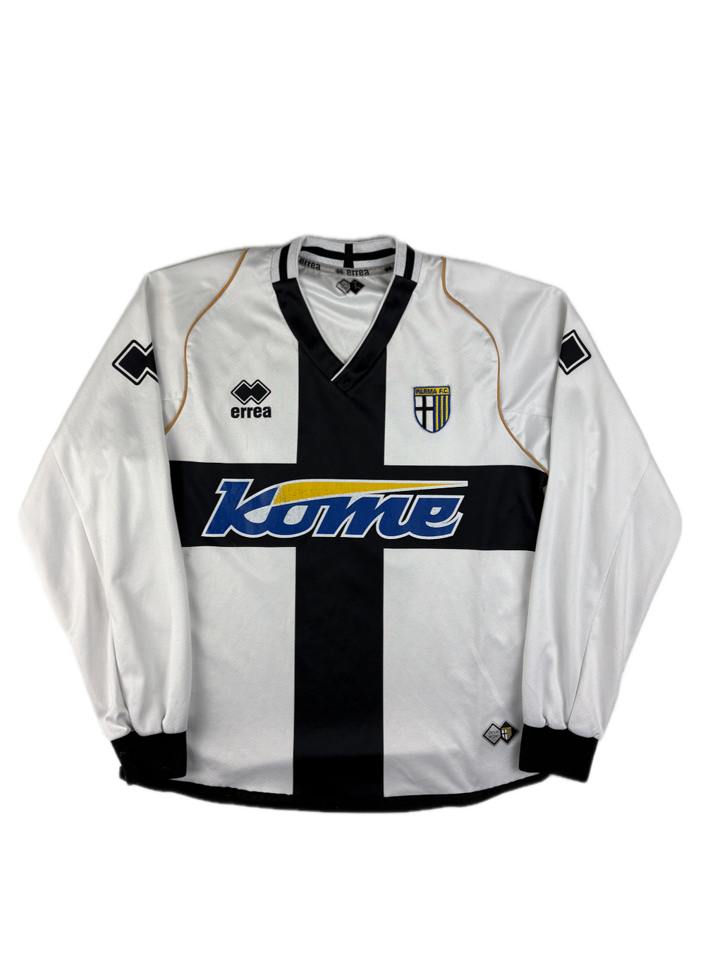 (XS-S) Vintage Parma Langarmtrikot in weiß