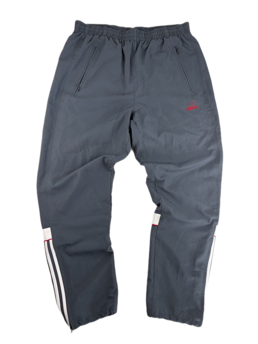 (L-XL) Vintage Adidas Trackpants in grau