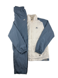 (S-M) Vintage Adidas Trainingsanzug in weiß & blau