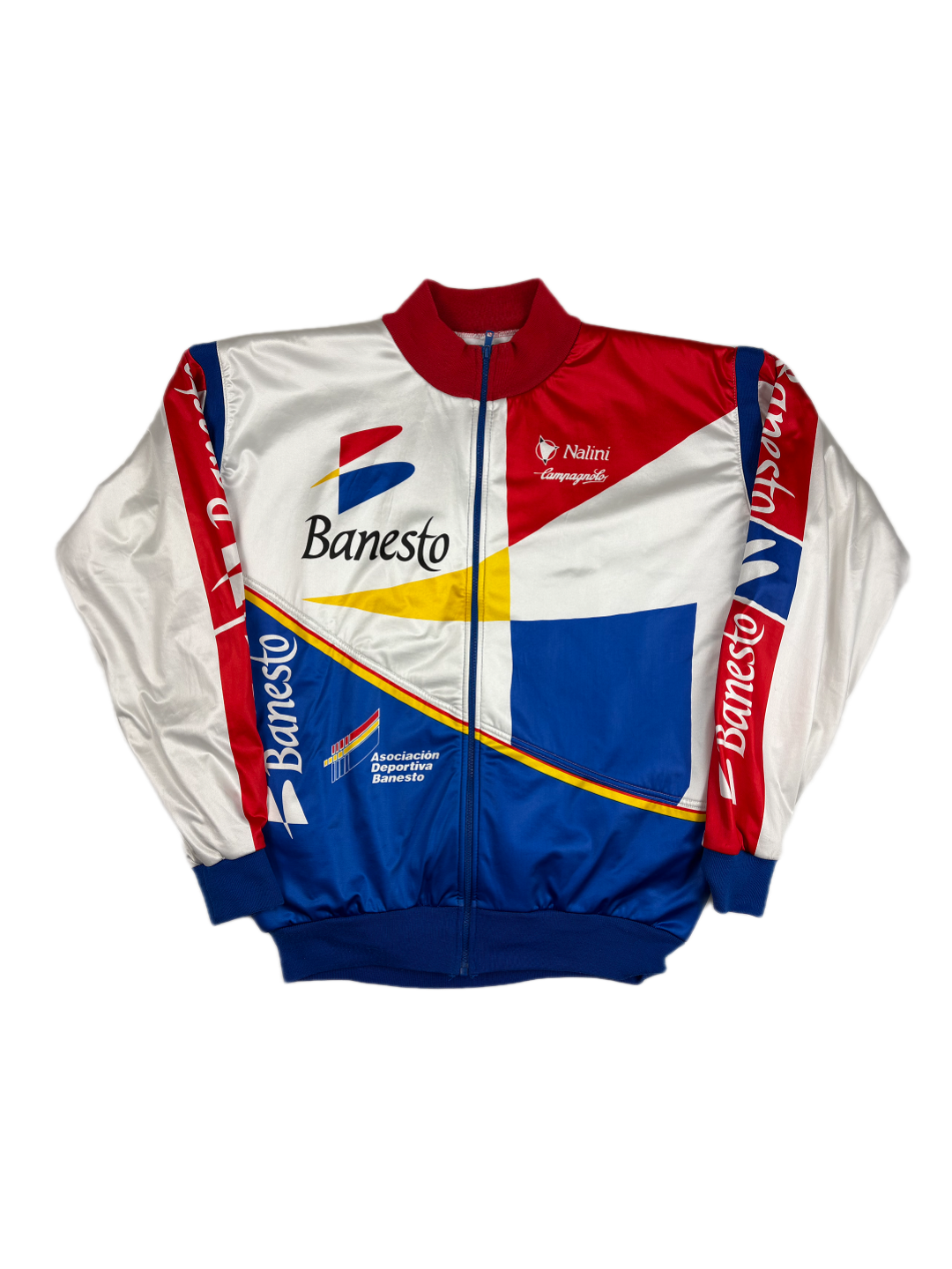 (L) Vintage Banesto Trainings/Fahrradjacke