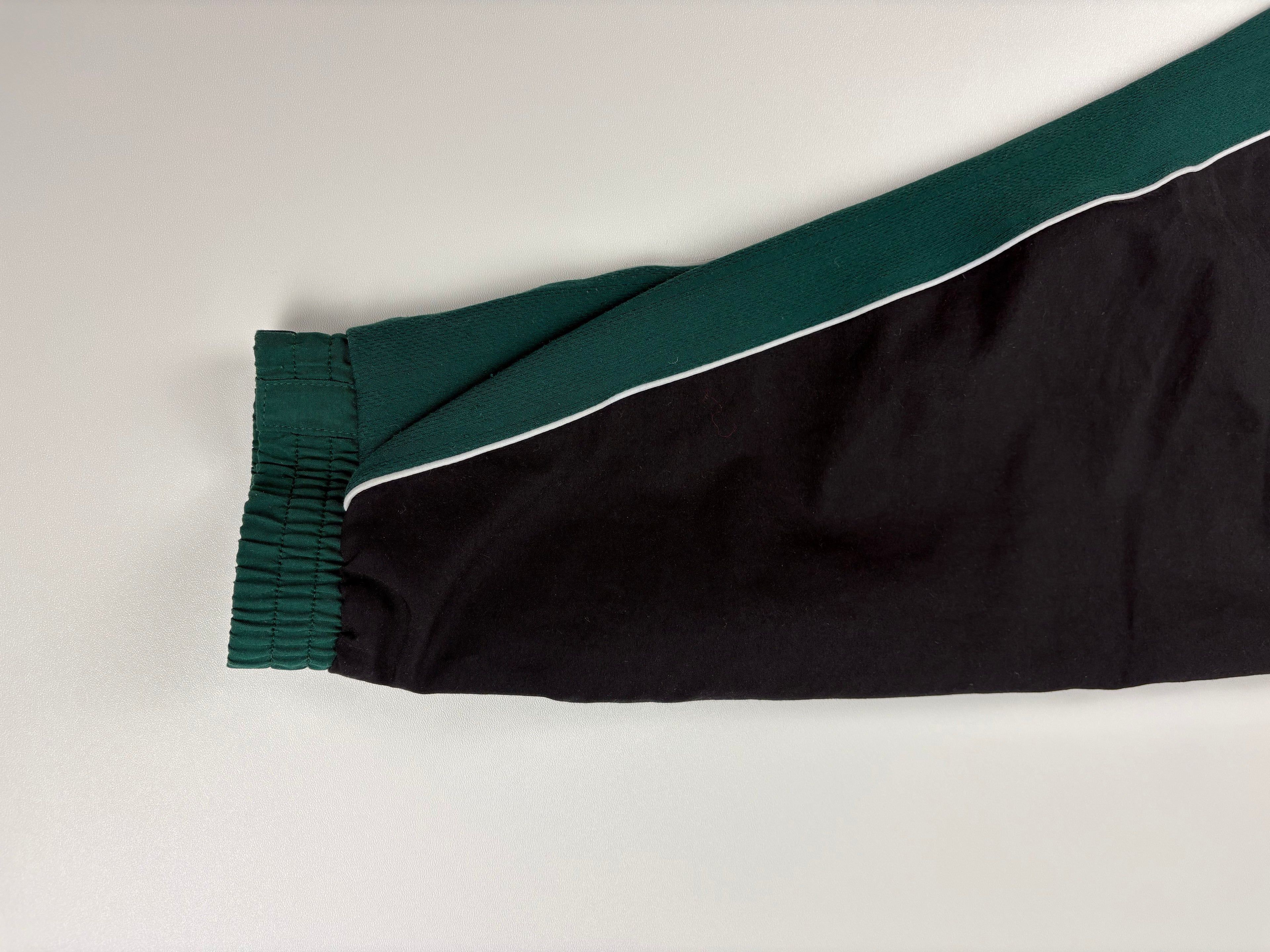 (XL) Vintage Adidas Trainingsjacke in schwarz/grün 90s