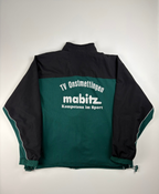 (XL) Vintage Adidas Trainingsjacke in schwarz/grün 90s