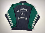 (L-XL) Vintage Adidas Trainingsjacke in grau/grün 90s