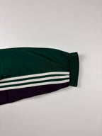 (L-XL) Vintage Adidas Trainingsjacke in grau/grün 90s