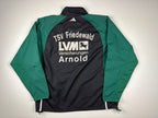 (XL) Vintage Adidas Trainingsjacke in schwarz/grün