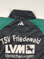 (XL) Vintage Adidas Trainingsjacke in schwarz/grün