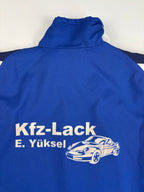 (XL) Vintage Adidas Trainingsjacke in blau/marineblau
