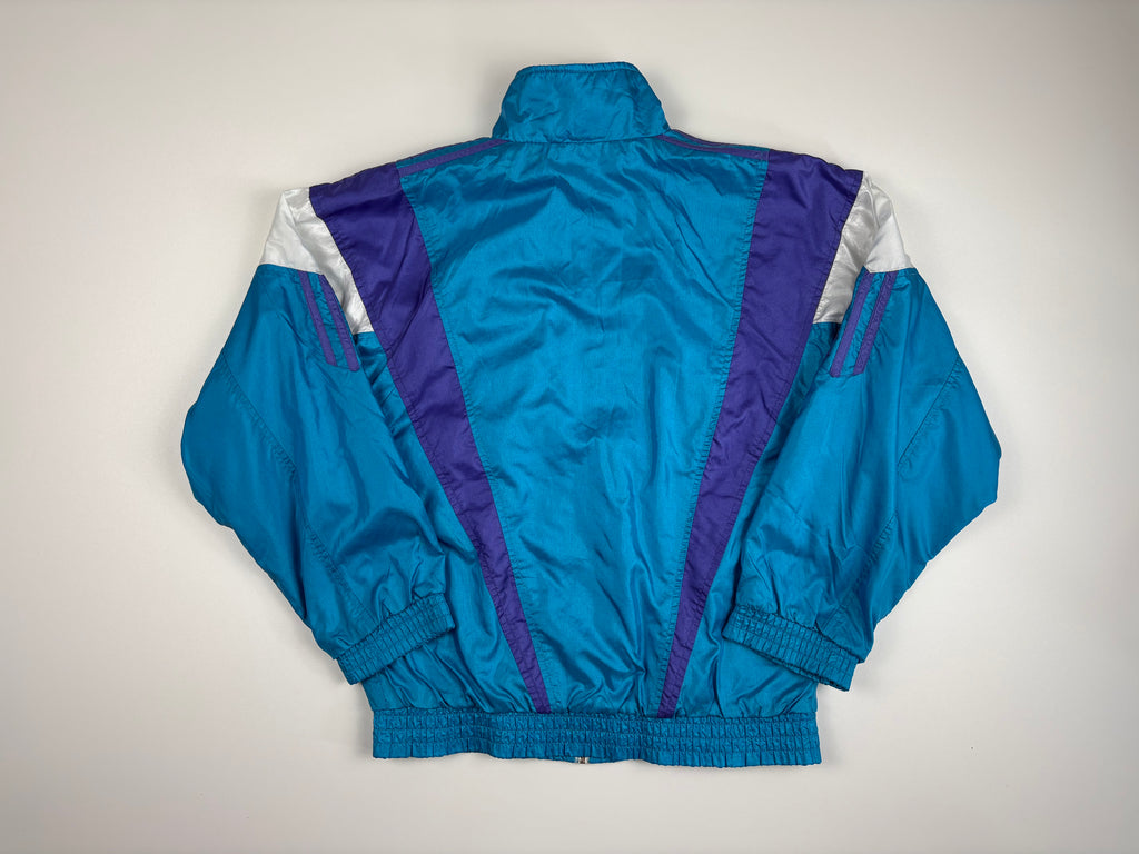 (XS) Vintage Adidas Trainingsjacke in türkis/blau/lila 90s