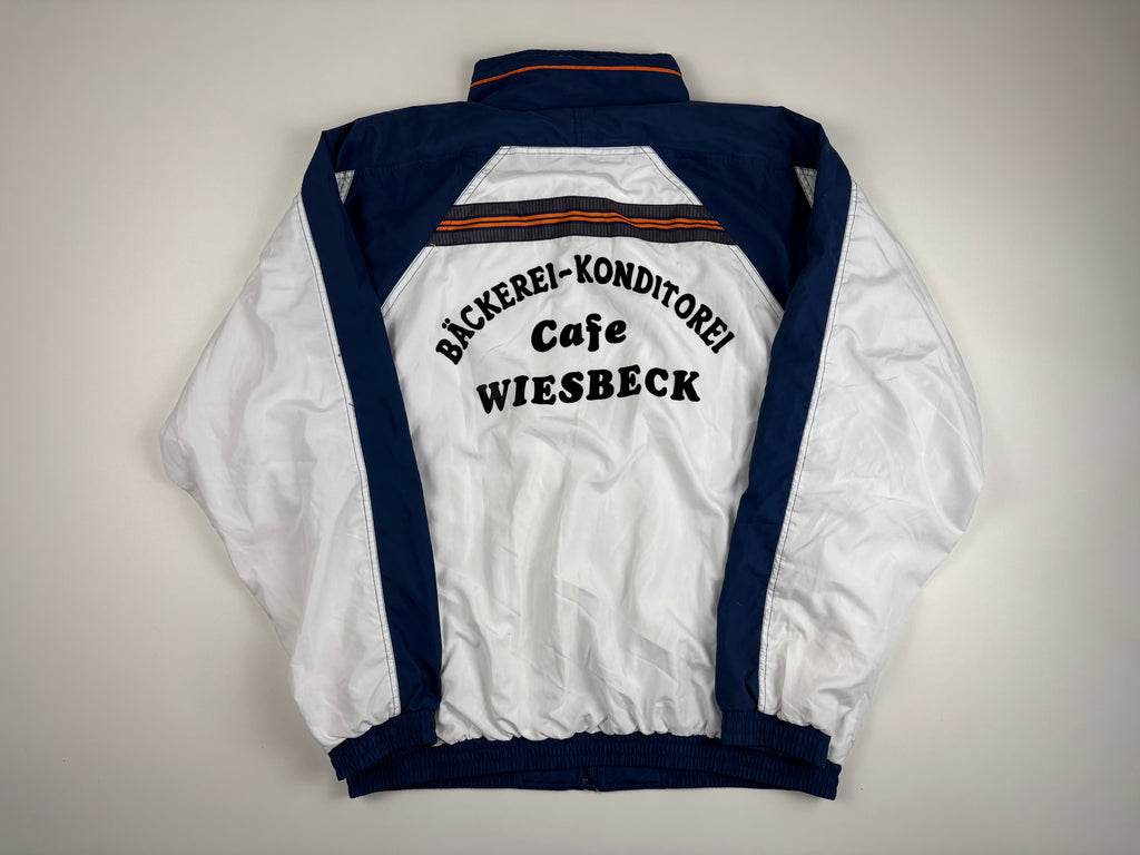 (XL) Vintage Jako Trainingsjacke in weiß
