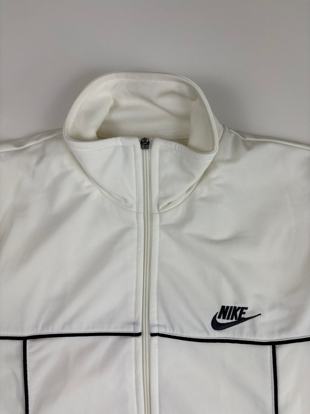 (M) Vintage Nike Trainingsjacke in weiß