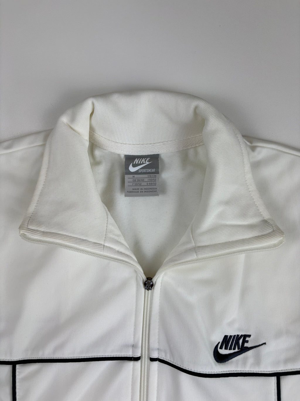 (M) Vintage Nike Trainingsjacke in weiß