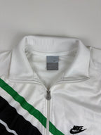 (M) Vintage Nike Air Trainingsjacke in weiß/schwarz