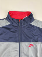 (M) Vintage Nike Trainingsjacke in silber/pink/lila