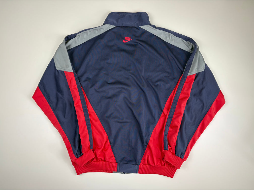 (M) Vintage Nike Trainingsjacke in silber/pink/lila