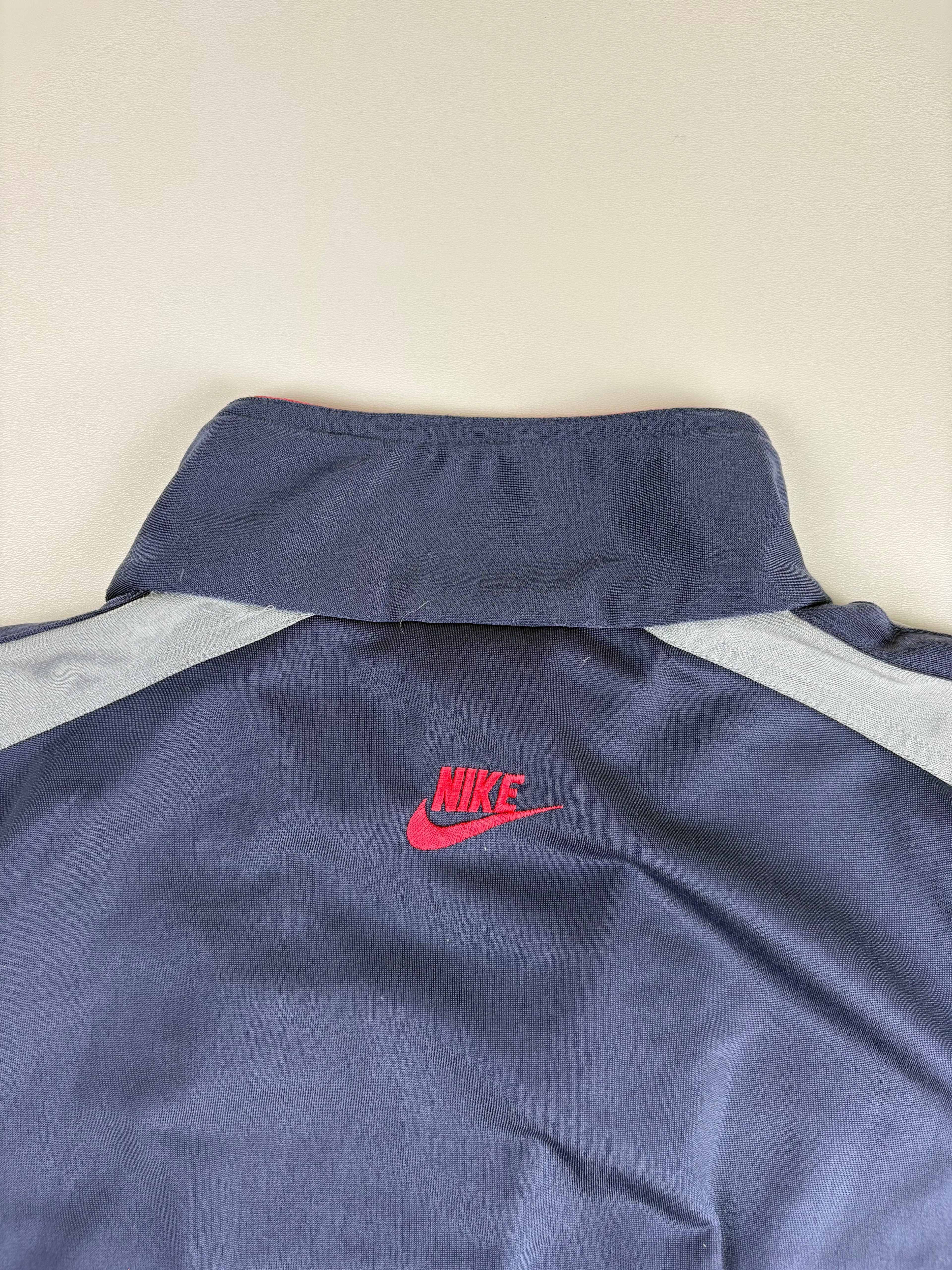 (M) Vintage Nike Trainingsjacke in silber/pink/lila