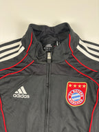 (M-L) Vintage Adidas FC Bayern Trainingsjacke in schwarz
