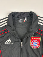 (M-L) Vintage Adidas FC Bayern Trainingsjacke in schwarz