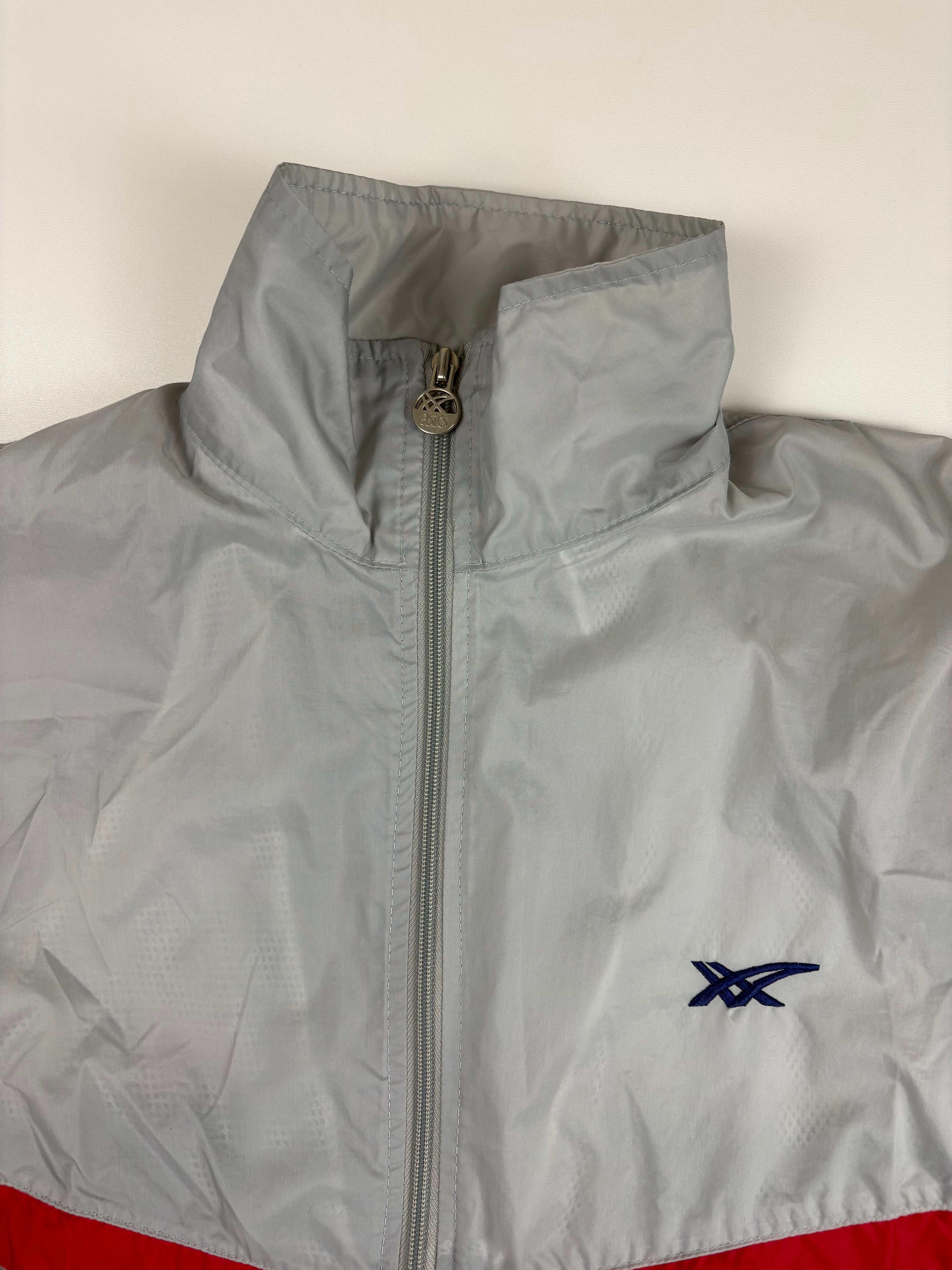 (M-L) Vintage Asics Lauf/Regen/Trainingsjacke
