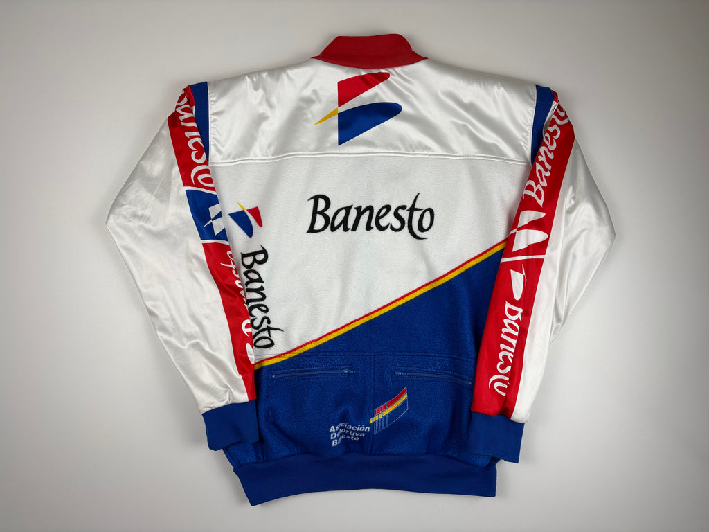 (L) Vintage Banesto Trainings/Fahrradjacke