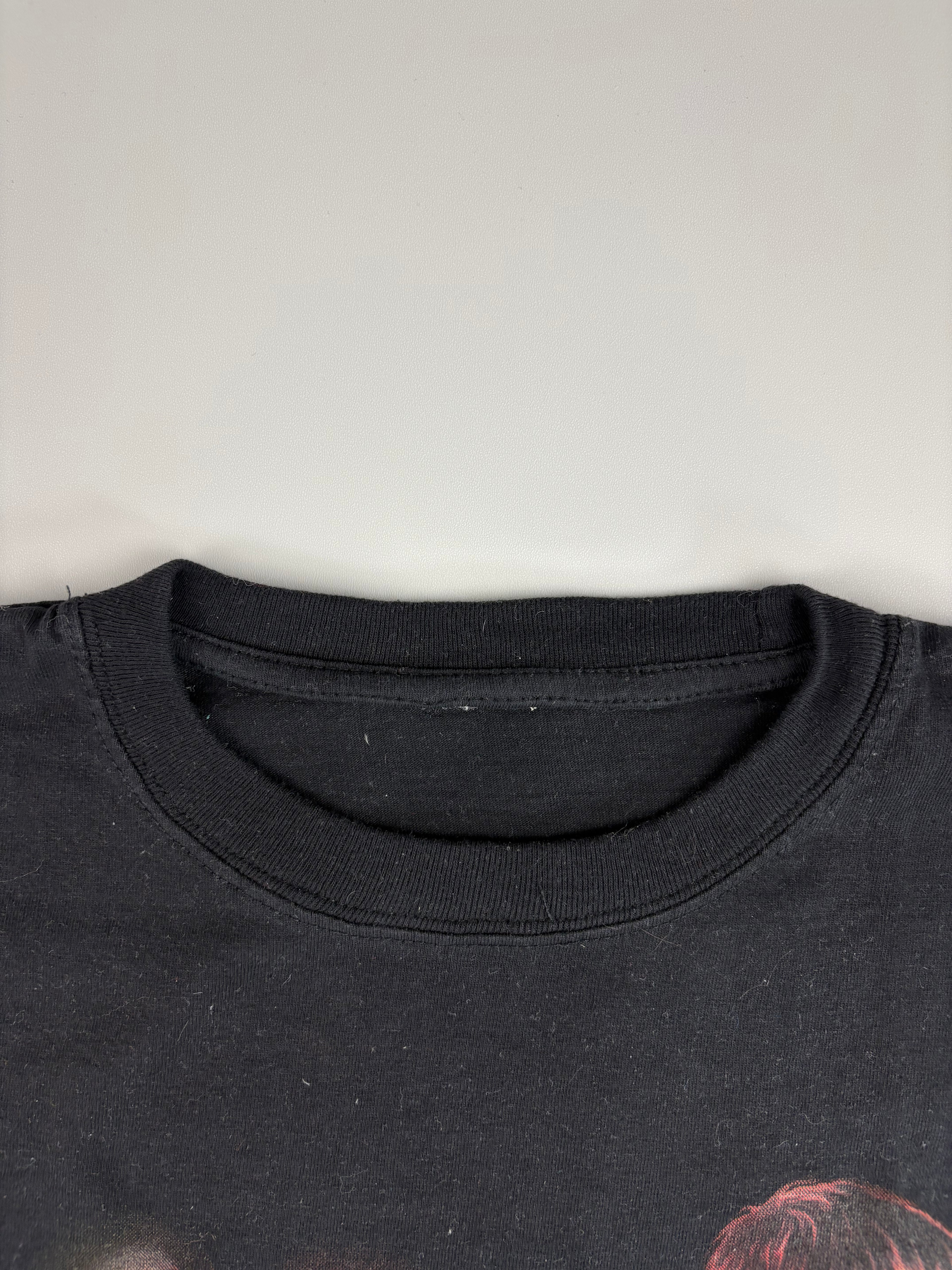 (M-L) T-Shirt Messi-Print in schwarz