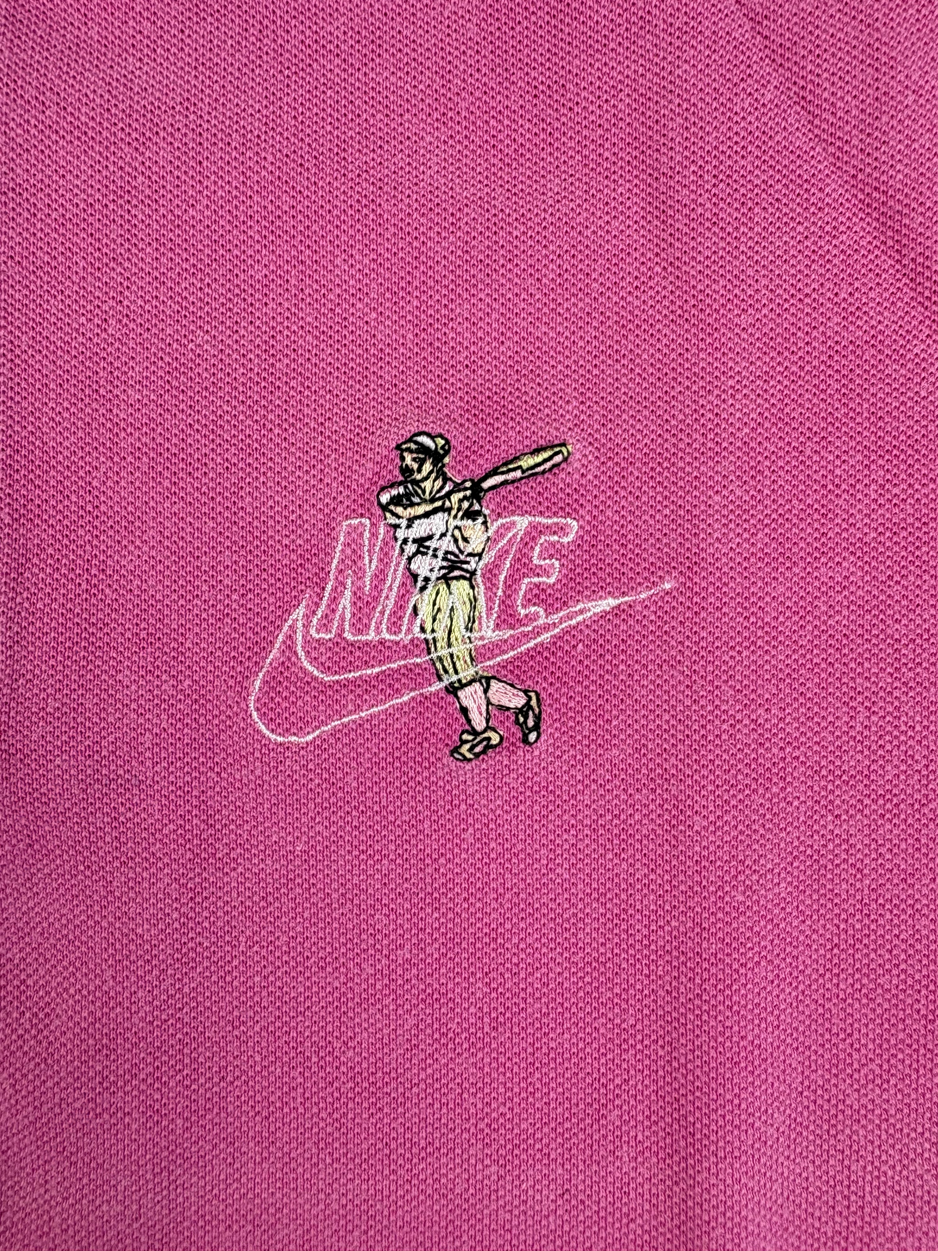 (S) Nike Poloshirt in Rosa