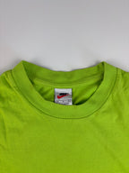 (L-XL) Vintage Nike T-Shirt mit Backprint in grün