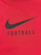 (L) Vintage Nike T-Shirt "Nike Football" in rot