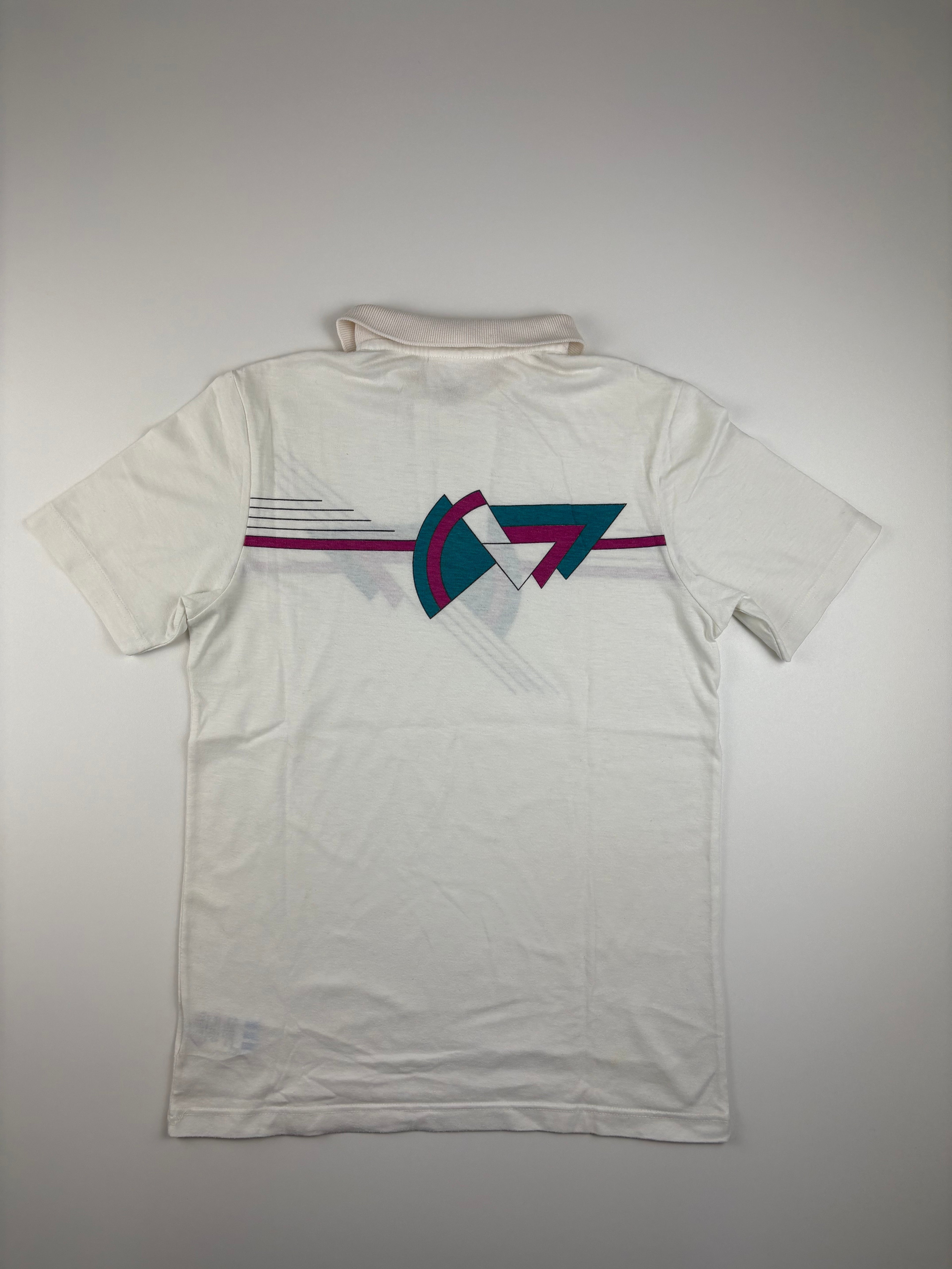 (XS) Vintage Adidas Poloshirt in weiß