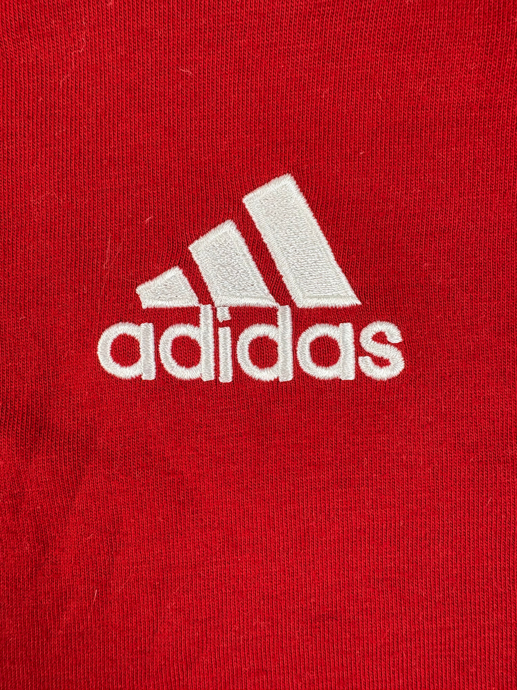 (XL) Vintage Adidas T-Shirt in rot