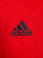 (L) Vintage Adidas T-Shirt in rot