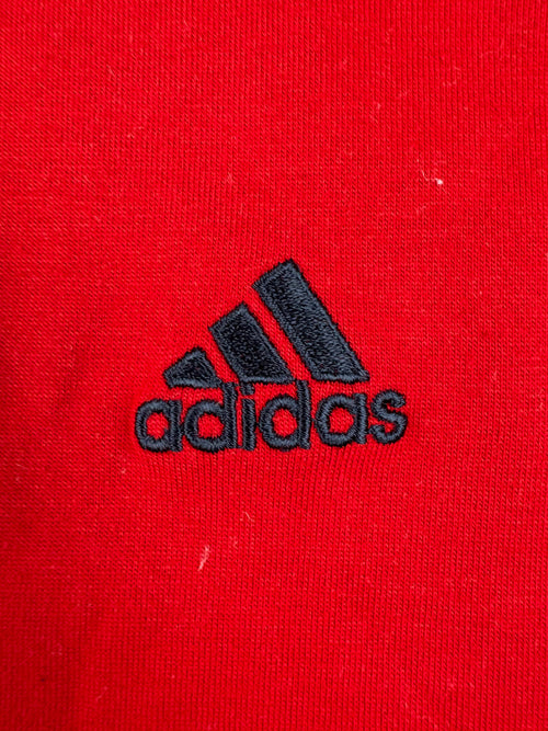 (L) Vintage Adidas T-Shirt in rot