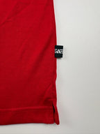 (L) Vintage Adidas T-Shirt in rot