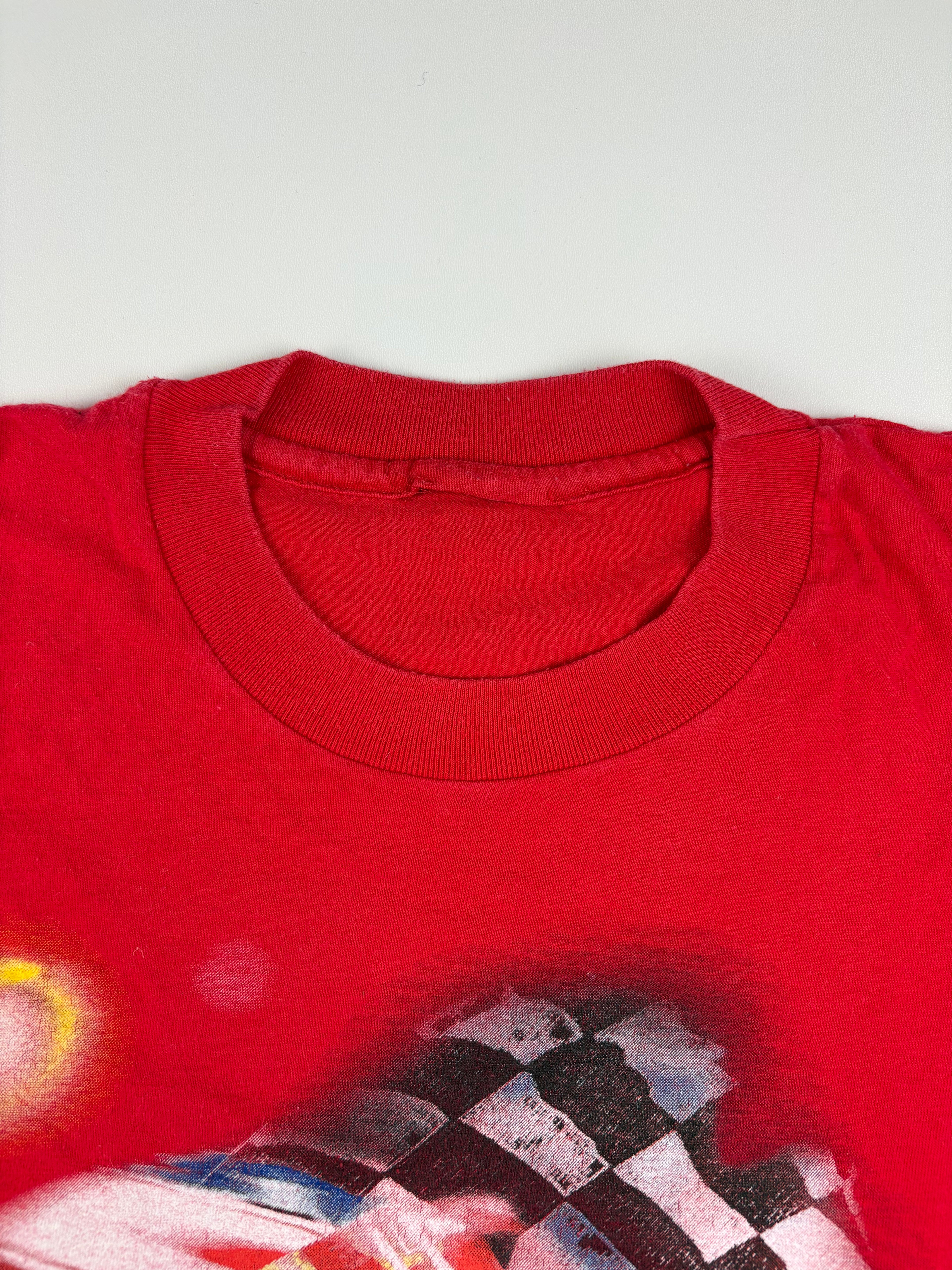 (XS) Vintage Michael Schumacher T-Shirt in Rot