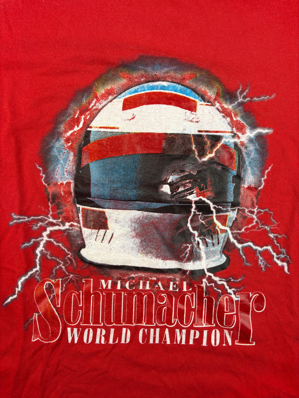 (S) Vintage Michael Schumacher T-Shirt in Rot