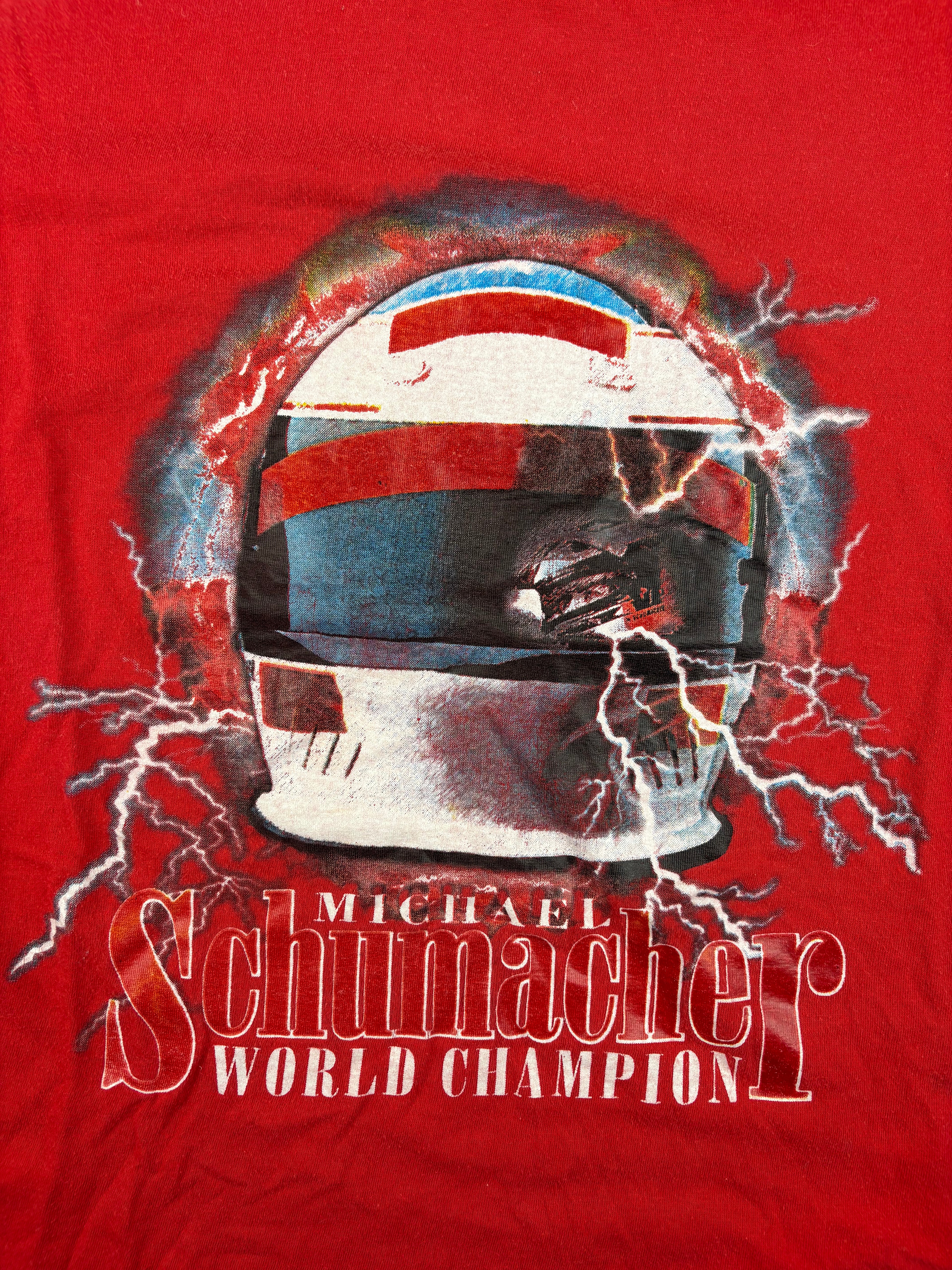 (S) Vintage Michael Schumacher T-Shirt in Rot