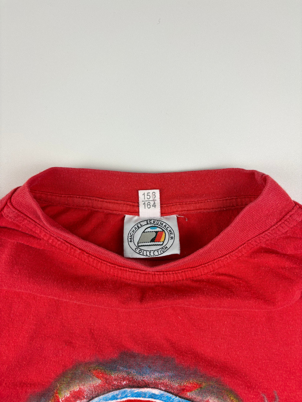 (S) Vintage Michael Schumacher T-Shirt in Rot