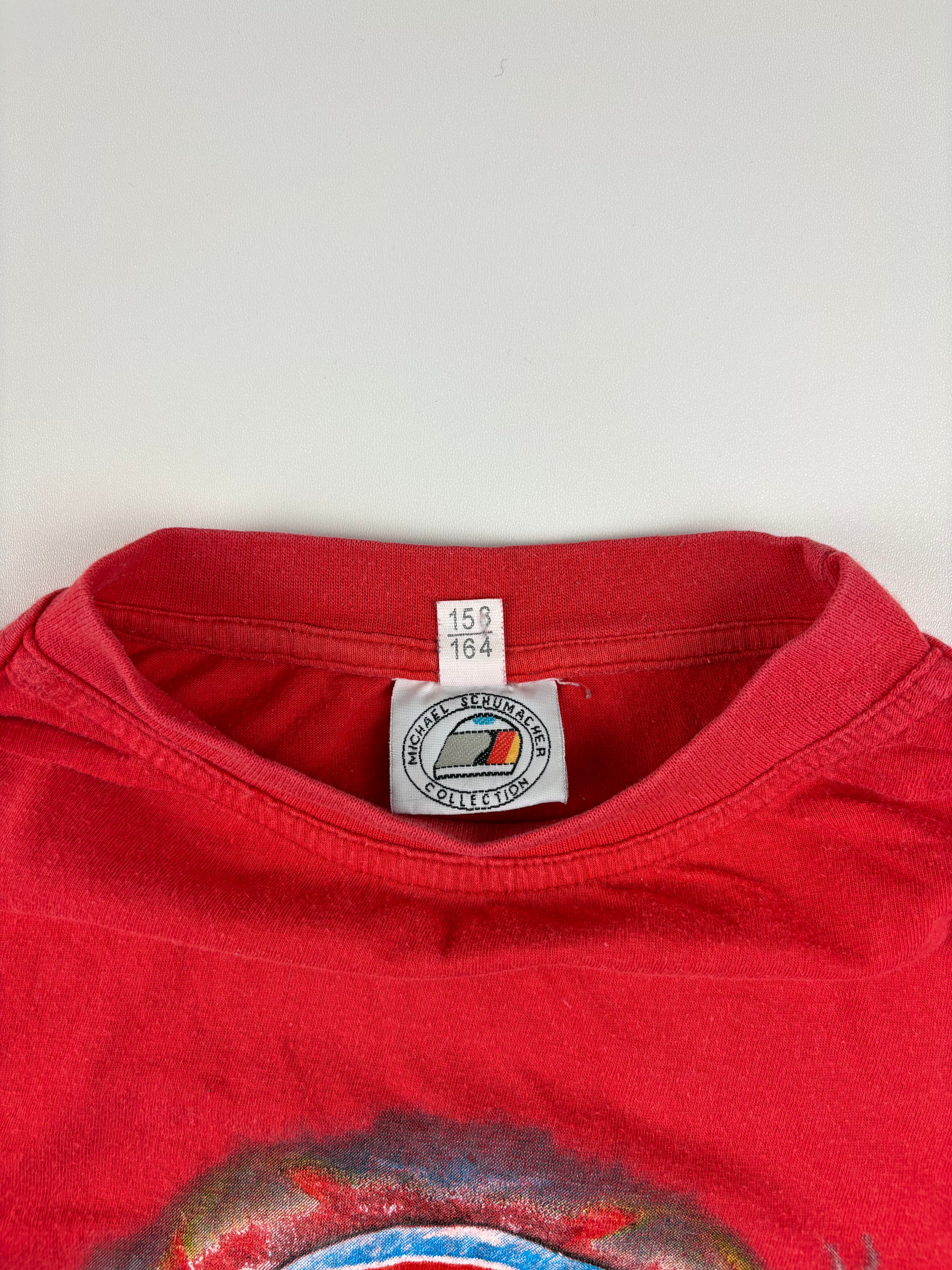 (S) Vintage Michael Schumacher T-Shirt in Rot