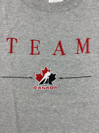 (S) Vintage T-Shirt "Team Canada Eishockey" in grau