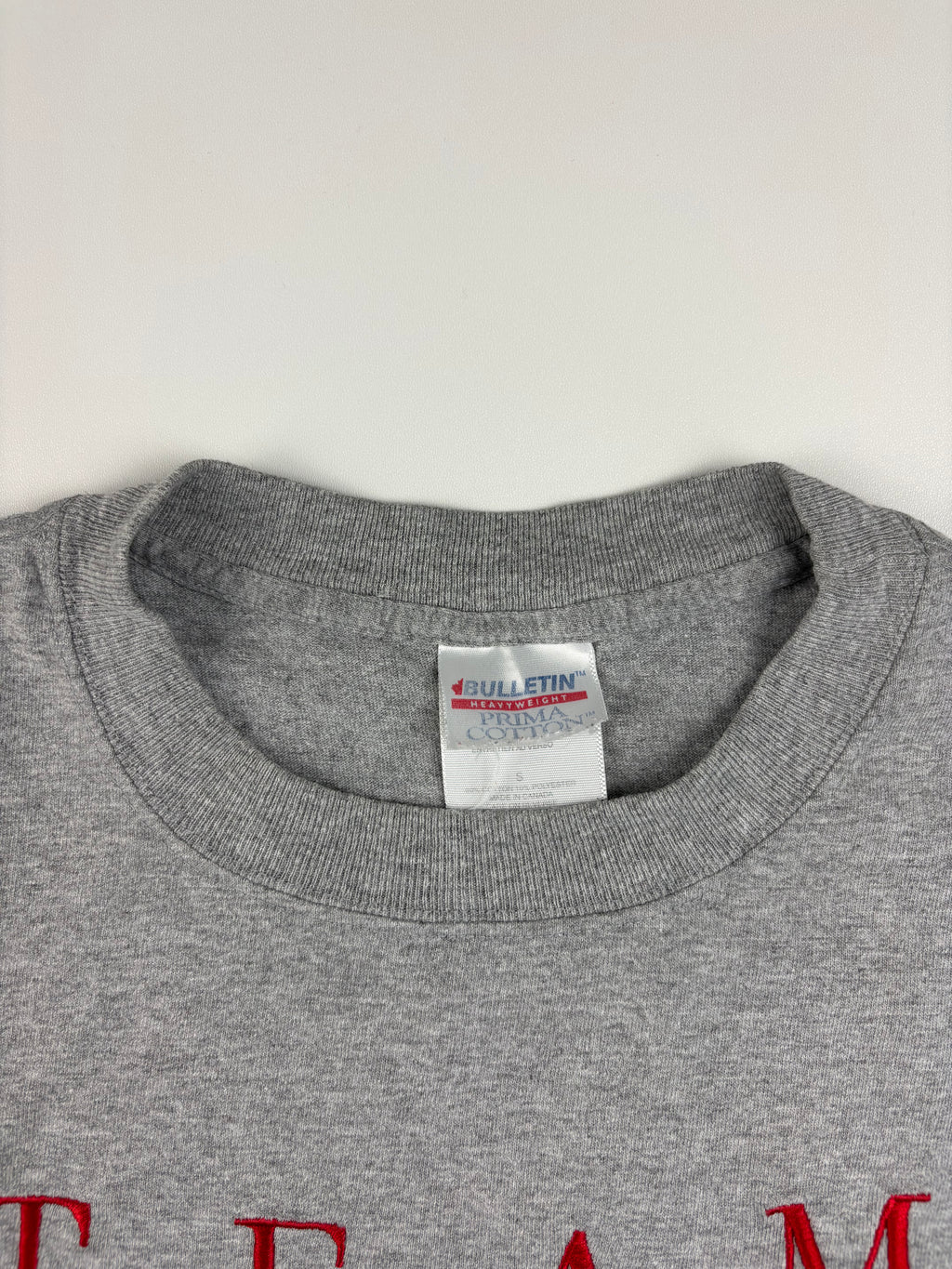 (S) Vintage T-Shirt "Team Canada Eishockey" in grau