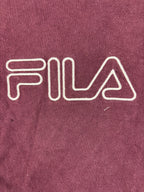 (XS) Vintage FILA T-Shirt in weinrot