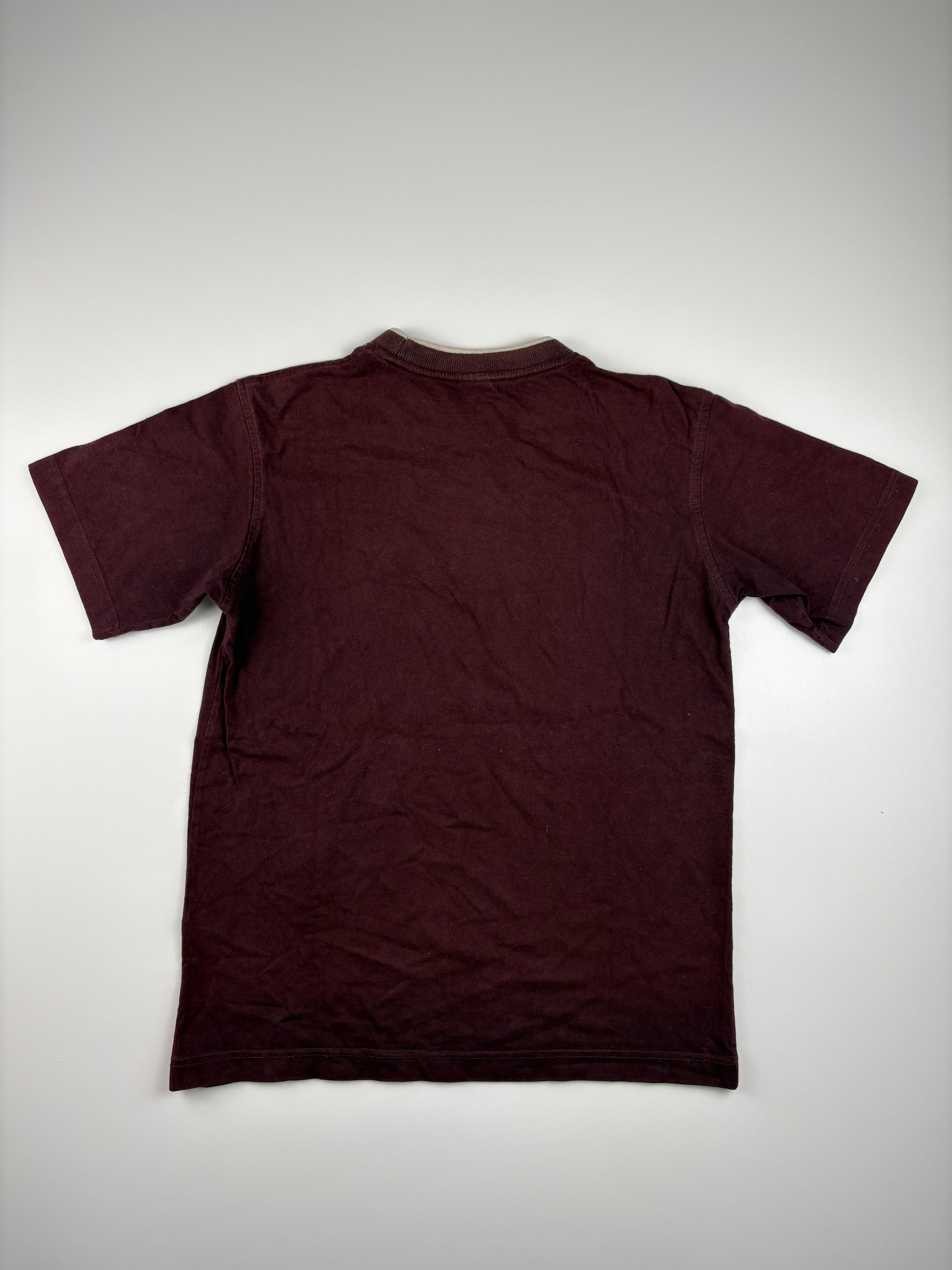 (XS) Vintage FILA T-Shirt in weinrot