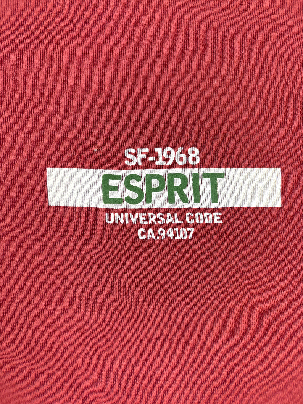 (S) Vintage Espirt T-Shirt in weinrot