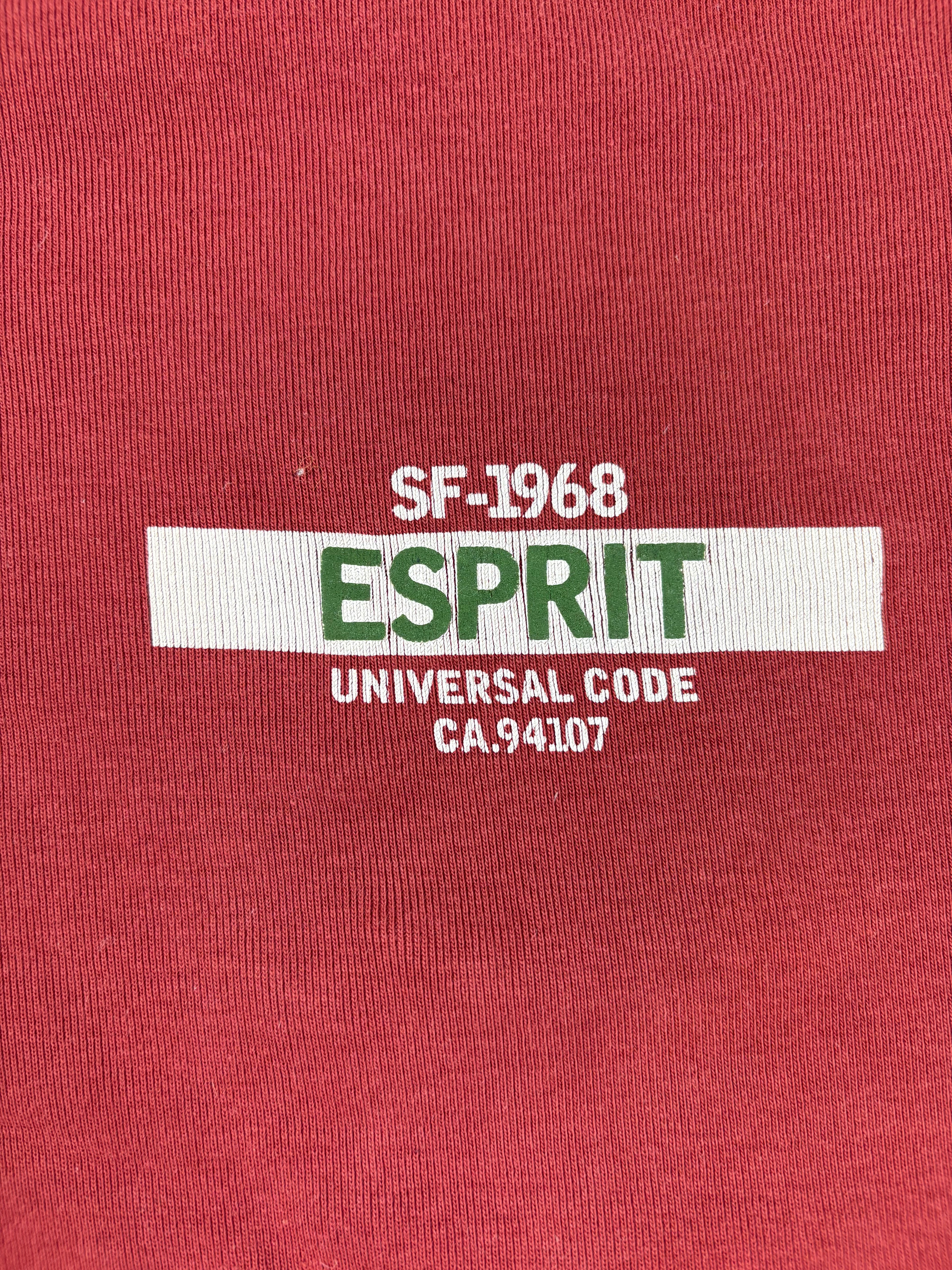 (S) Vintage Espirt T-Shirt in weinrot