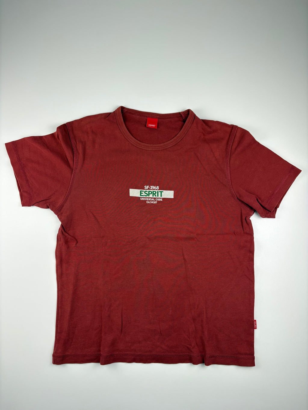 (S) Vintage Espirt T-Shirt in weinrot
