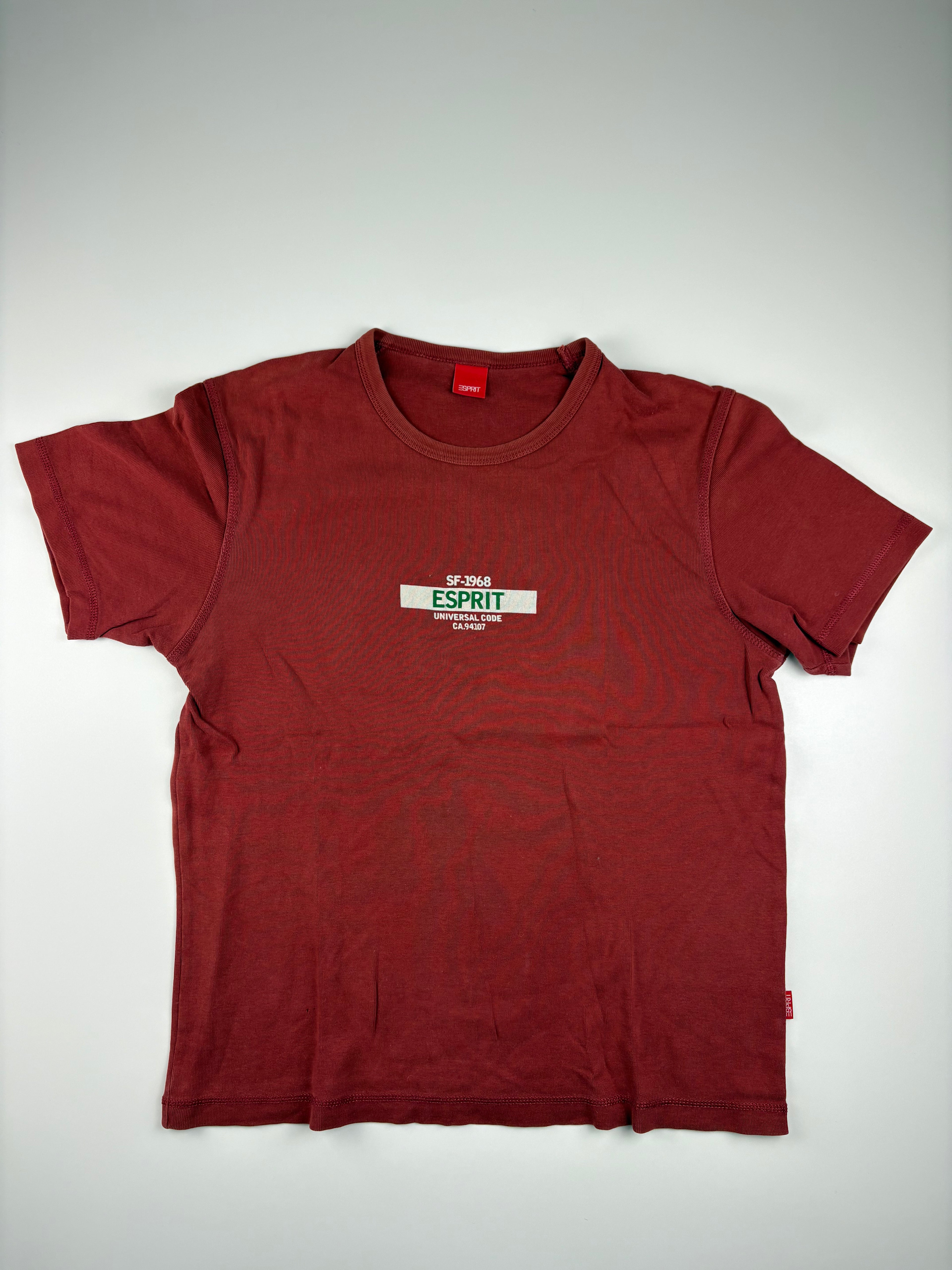 (S) Vintage Espirt T-Shirt in weinrot